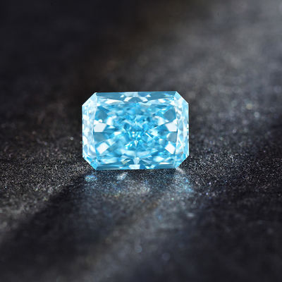 1-1.99 Carat Radiant Loose Diamond Blue Lab Diamonds Jewelry Decorations