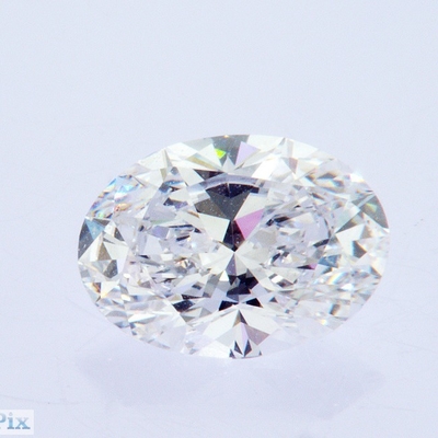 1ct شکل های زیبا آزمایشگاه رشد CVD الماس E VVS1 بیضوی درخشان گواهینامه IGI