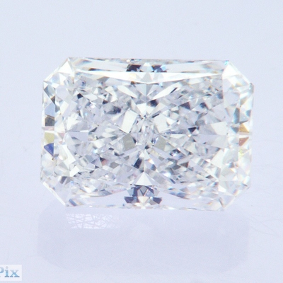 3.6ct شکل بلند تابش دار آزمایشگاهی گواهی شده IGI به عنوان رشد CVD الماس سفید H VS1 ایجاد شده است