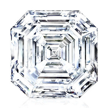 2CT کیفیت خوب آزمایشگاه رشد CVD سفید الماس های آزاد شکل Asscher گواهینامه IGI