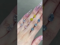 الماس های مصنوعی گواهی شده الماس های دور و گسسته الماس های آزمایشگاهی الماس های جواهرات حلقه های CVD