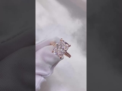 حلقه الماس درخشان حلقه الماس سفید حلقه نامزدی حلقه عروسی حلقه الماس در آزمایشگاه