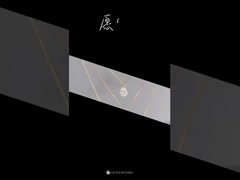 شکل فانتزی آزمایشگاهی گردنبند الماس الماس معلق الماس مزی الماس